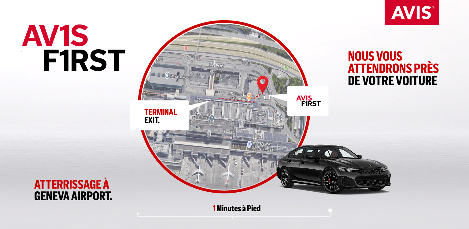 Rent Avis First at Nice Airport
