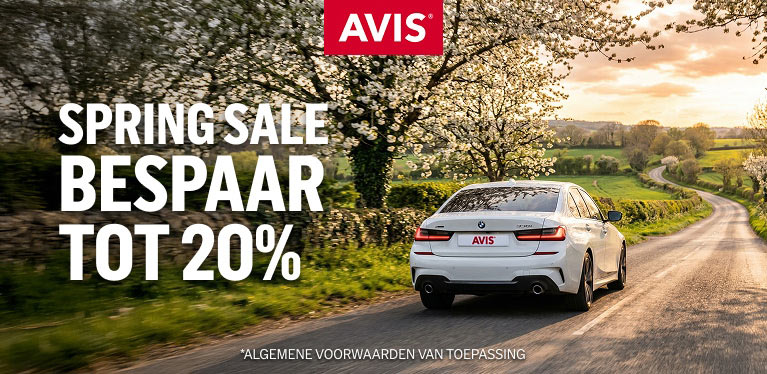 Boek nu en bespaar 20% op uw huurauto in 2026