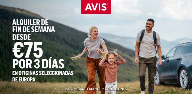 Alquiler de fin de semana largo desde solo 75 €