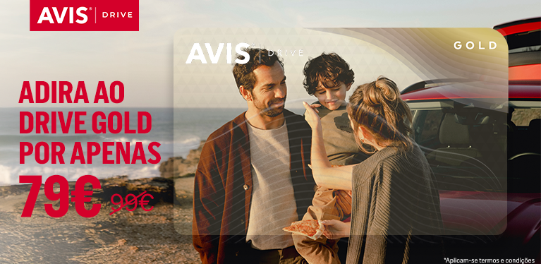 Tempo limitado: obtenha o Avis Drive Gold por 79 €