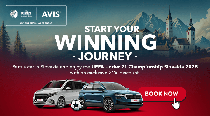 Save 21% on rentals in Slovakia as they host the UEFA Under-21 European Championship