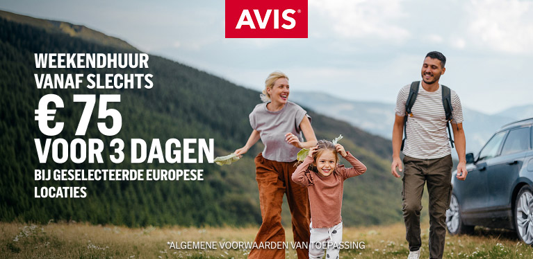 Even weg met lange weekendhuur vanaf slechts 75 €
