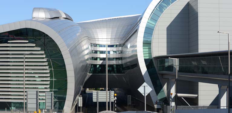 Exteriores del aeropuerto de Dublín