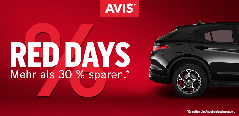 Red Days: Mehr als 30 % sparen